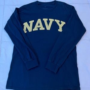 Navy long sleeve t shirt